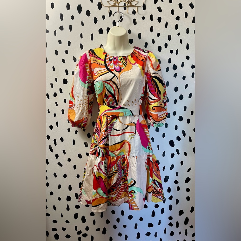 NWOT LaRoque Colorful Patterned Dress